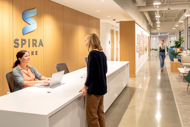 Spira Care Office Design Dimensional Innovations Projects
