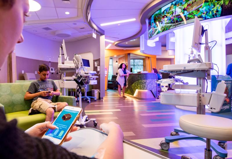 Connecticut Children's Medical Center Infusion Room Design