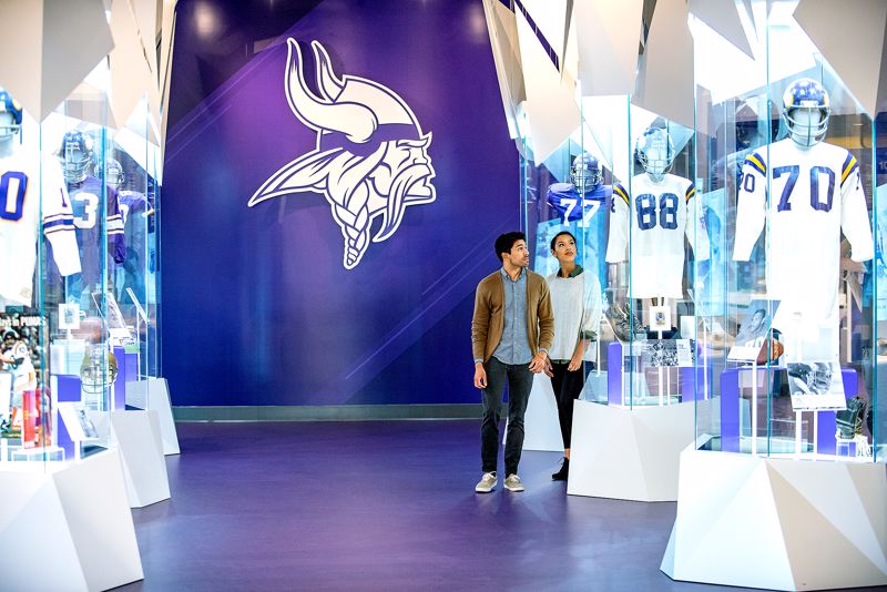 Minnesota Vikings Fan Museum Exhibit Design