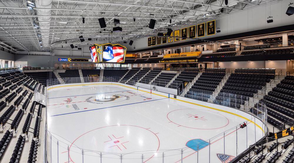 Colorado College Tigers Panoramic Picture - Ed Robson Arena Hockey Wall  Decor