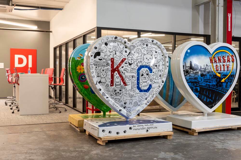 Baby Blue KC Heart Kansas City Hearts I Love Kc heart Kansas city