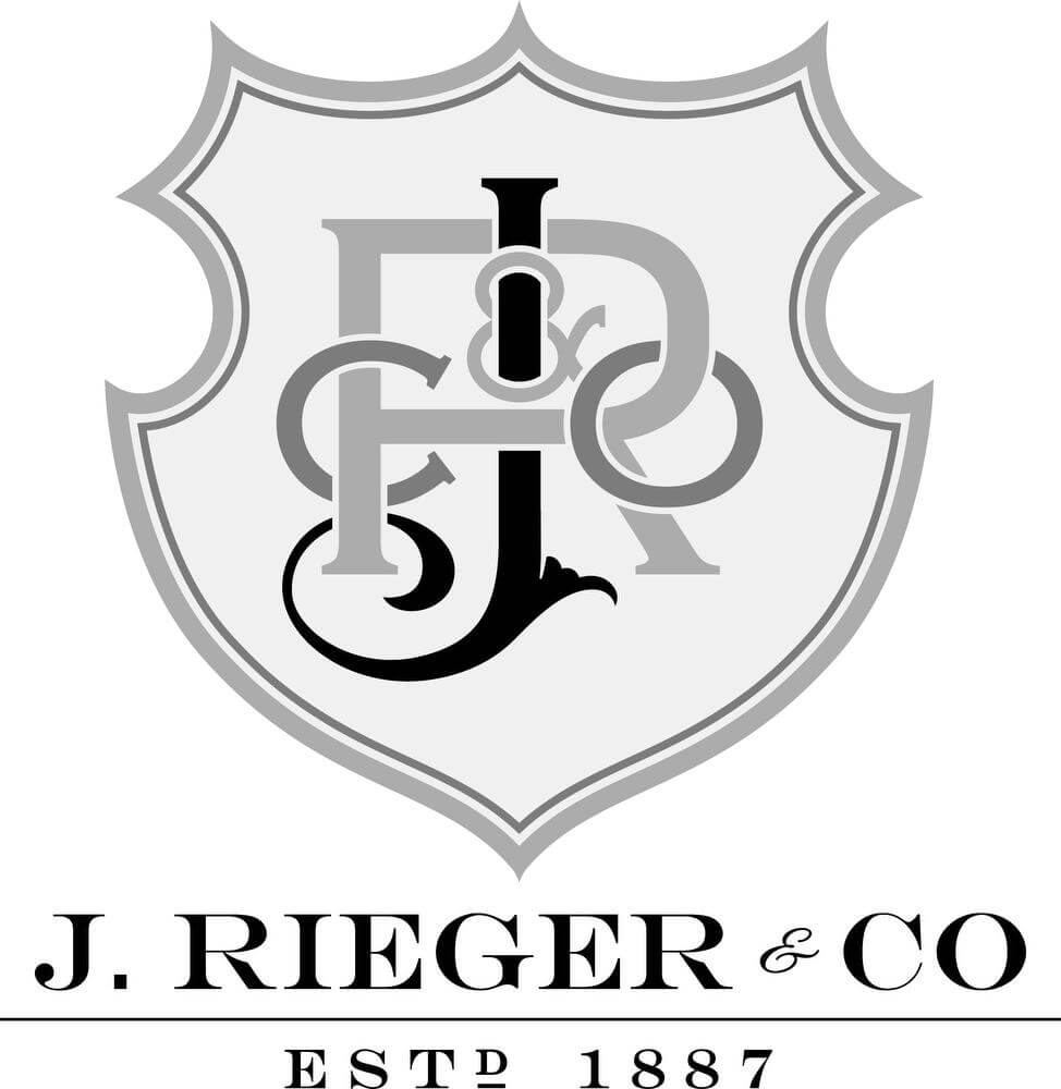 J. Rieger and Co. Distillery Logo