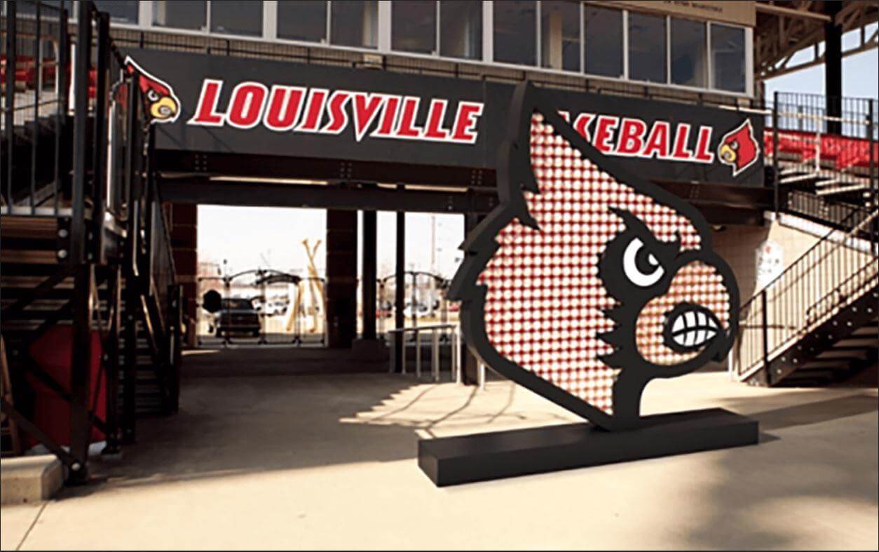 Louisville Baseball Donor Installation