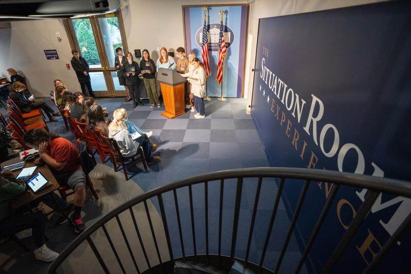 Situation Room Experience at The Ronald Reagan Presidential Library and Museum