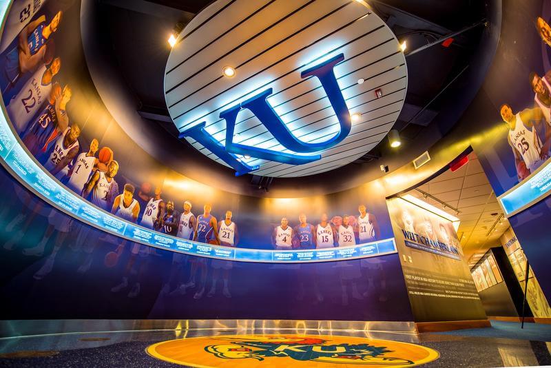 University of Kansas Basketball Locker Room