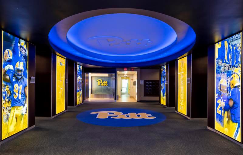 Pitt Panthers Locker Room