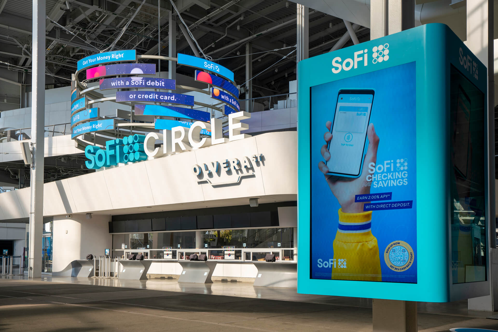 SoFi Circle ticket area