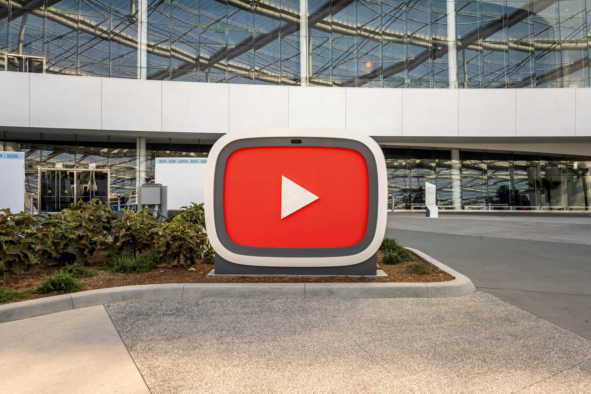 YouTube sign