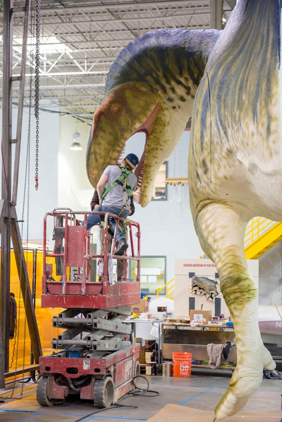 Museum exhibit fabrication